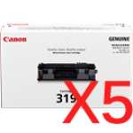 5 x Genuine Canon CART-319 Toner Cartridge