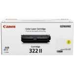 1 x Genuine Canon CART-322YII Yellow Toner Cartridge High Yield