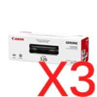 3 x Genuine Canon CART-326 Toner Cartridge