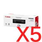 5 x Genuine Canon CART-326 Toner Cartridge