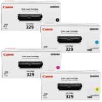 4 Pack Genuine Canon CART-329 Toner Cartridge Set