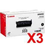 3 x Genuine Canon CART-333 Toner Cartridge
