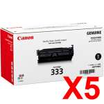 5 x Genuine Canon CART-333 Toner Cartridge