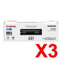 3 x Genuine Canon CART-337 Toner Cartridge