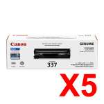 5 x Genuine Canon CART-337 Toner Cartridge