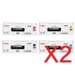 2 Lots of 4 Pack Genuine Canon CART-416 Toner Cartridge Set