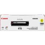 1 x Genuine Canon CART-416Y Yellow Toner Cartridge