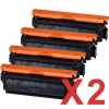 2 Lots of 4 pack Compatible Canon CART-040II Toner Cartridge Set High Yield