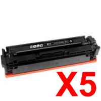 5 x Compatible Canon CART-046BKH Black Toner Cartridge High Yield