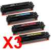3 Lots of 4 pack Compatible Canon CART-046H Toner Cartridge Set High Yield