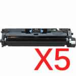 5 x Compatible Canon CART-301BK Black Toner Cartridge