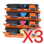 3 Lots of 4 pack Compatible Canon CART-301 Toner Cartridge Set