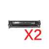 2 x Compatible Canon CART-318BK Black Toner Cartridge