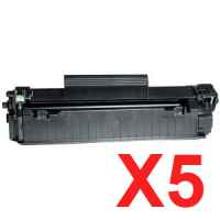 5 x Compatible Canon CART-337 Toner Cartridge