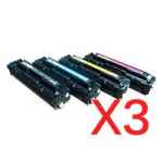 3 Lots of 4 pack Compatible Canon CART-416 Toner Cartridge Set