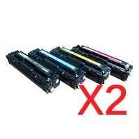 2 Lots of 4 pack Compatible Canon CART-418 Toner Cartridge Set