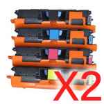 2 Lots of 4 pack Compatible Canon EP-87 Toner Cartridge Set