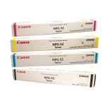 4 Pack Genuine Canon TG-52 Toner Cartridge Set