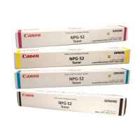 4 Pack Genuine Canon TG-52 Toner Cartridge Set