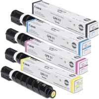 4 Pack Genuine Canon TG-65 Toner Cartridge Set