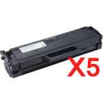 5 x Compatible Dell B1160 B1160w B1165nfw Toner Cartridge