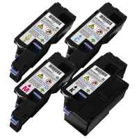 4 Pack Compatible Dell 1250c 1350cnw 1355cn C1760nw C1765nf C1765nfw Toner Cartridge Set