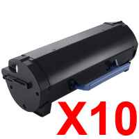 10 x Compatible Dell B2360d B2360dn B3460dn B3465dnf Toner Cartridge