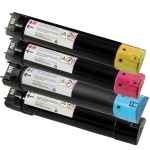 4 Pack Compatible Dell 5130CDN Toner Cartridge Set High Yield