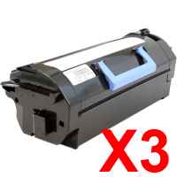 3 x Compatible Dell B5460dn B5465dnf Toner Cartridge