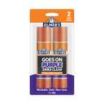 Elmers Disappearing School Glue Sticks 40g Pack of 2