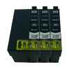 3 x Compatible 252XL Black Ink Cartridge High Yield for Epson