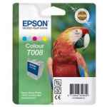1 x Genuine Epson T008 Colour Ink Cartridge