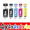 20 Pack Genuine Epson T512 Ink Bottle Set (4BK,4PBK,4C,4M,4Y) 