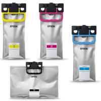 4 Pack Genuine Epson T01D1 T01D2 T01D3 T01D4 Ink Pack Set (1BK,1C,1M,1Y) High Yield