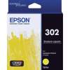 1 x Genuine Epson 302 Yellow Ink Cartridge Standard Yield