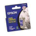 1 x Genuine Epson T026 Black Ink Cartridge