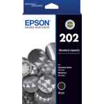 1 x Genuine Epson 202 Black Ink Cartridge Standard Yield