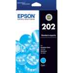 1 x Genuine Epson 202 Cyan Ink Cartridge Standard Yield