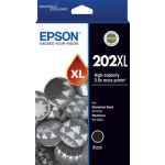 1 x Genuine Epson 202XL Black Ink Cartridge High Yield