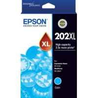 1 x Genuine Epson 202XL Cyan Ink Cartridge High Yield