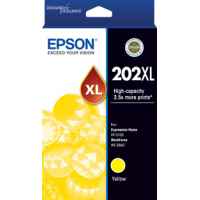 1 x Genuine Epson 202XL Yellow Ink Cartridge High Yield
