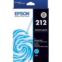 1 x Genuine Epson 212 Cyan Ink Cartridge Standard Yield
