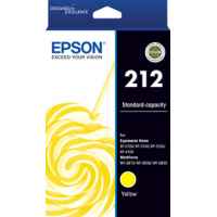 1 x Genuine Epson 212 Yellow Ink Cartridge Standard Yield