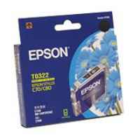 1 x Genuine Epson T0322 Cyan Ink Cartridge
