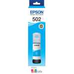 1 x Genuine Epson T502 Cyan Ink Bottle