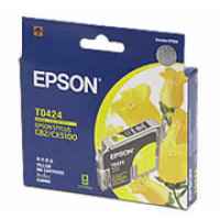 1 x Genuine Epson T0424 Yellow Ink Cartridge