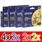 10 Pack Genuine Epson T0461 T0472 T0473 T0474 Ink Cartridge Set (4BK,2C,2M,2Y)