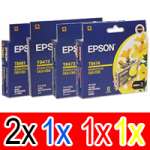 5 Pack Genuine Epson T0461 T0472 T0473 T0474 Ink Cartridge Set (2BK,1C,1M,1Y)
