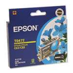 1 x Genuine Epson T0472 Cyan Ink Cartridge