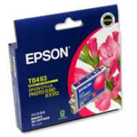 1 x Genuine Epson T0493 Magenta Ink Cartridge